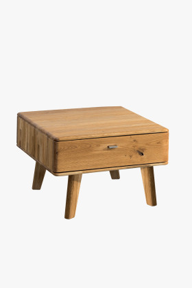 Retro Couchtisch Texas 66 aus Eiche natur 70x45x70 cm